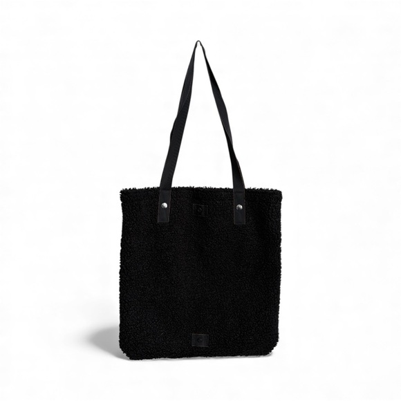 Rag & Bone Addison Sherpa Tote Bag Black - Picture 2 of 5